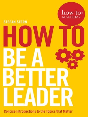 cover image of How to Be a Better Leader
